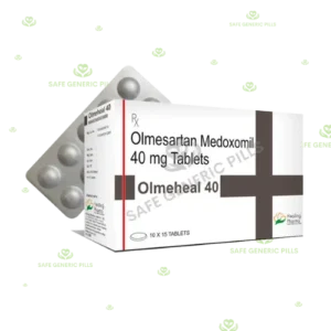 Olmeheal 40mg Tablet
| Olmesartan Medoxomil 40mg
