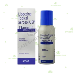 Nummit Spray Fresh Mint
| Lidocaine 15% w/w