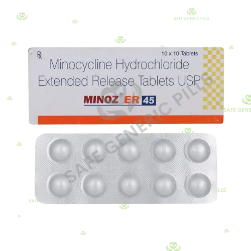 Minoz ER 45 Tablet
| Minocycline 45mg