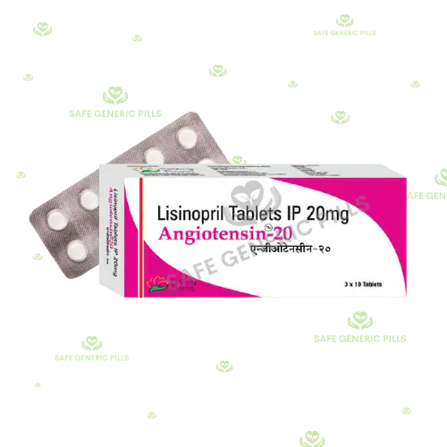 Angiotensin 20 Tablet | Lisinopril 20mg
