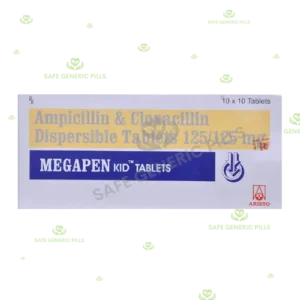 Megapen Kid Tablet 
| Ampicillin 125mg + Cloxacillin 125mg