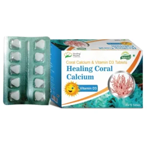 Healing Coral Calcium | Coral Calcium 225mg + Vitamin D3 400iu
