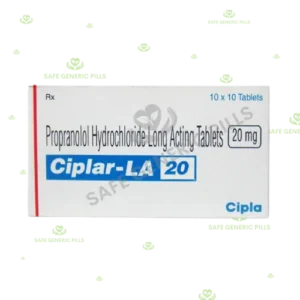 Ciplar-LA 20 Tablet
| Propranolol 20mg