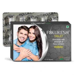 Follikesh | Biotin + Amino Acids + Vitamins + Natural Extracts (Hair Loss Formula) ?10 Tablet