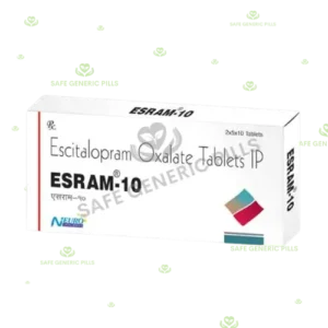 Esram 10mg Tablet | Escitalopram Oxalate 10mg