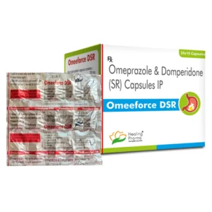 Omeeforce DSR Caps | Omeprazole 20mg + Domperidone 30mg SR Caps ?15 Capsules