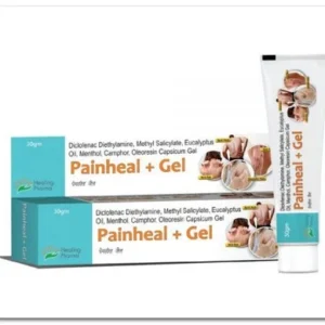 Painheal+ Gel 15gm | Diclofenac+ Methyl Salicylate+ Eucalyptus Oil + Menthol + Oleoresin + Capsaicin Gel ?15 gm