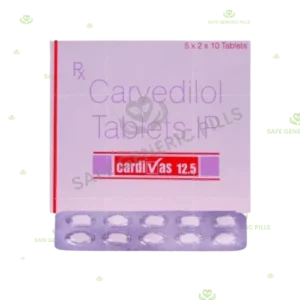 Cardivas 12.5 Tablet | Carvedilol 12.5mg