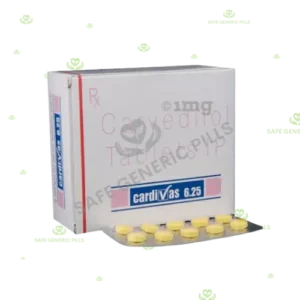 Cardivas 6.25 Tablet | Carvedilol 6.25mg