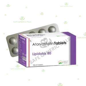 Lipidator 80mg Tablet | Atorvastatin 80mg