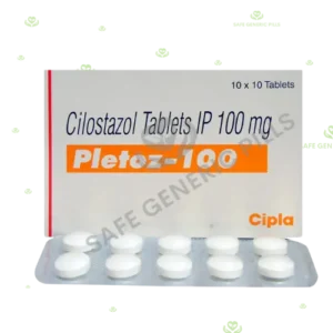Pletoz 100 Tablet | Cilostazol 100mg