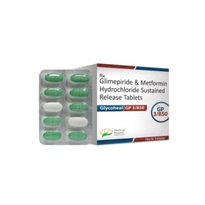 Glycoheal GP 3/850 | Glimepiride 3mg + Metformin 850mg Double Layer