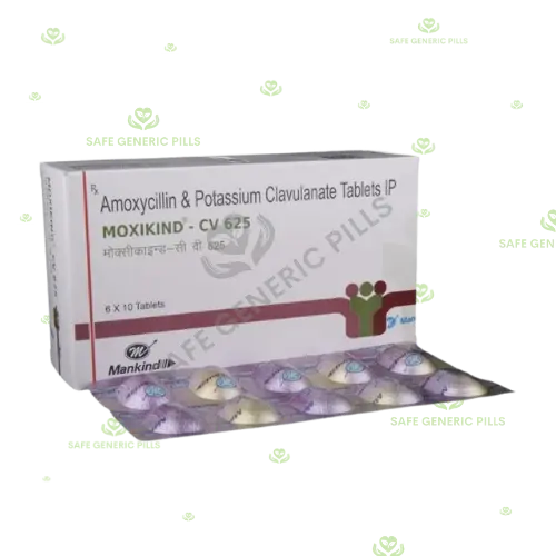 Moxikind-CV 625 Tablet | Amoxycillin 500mg + Clavulanic Acid 125mg