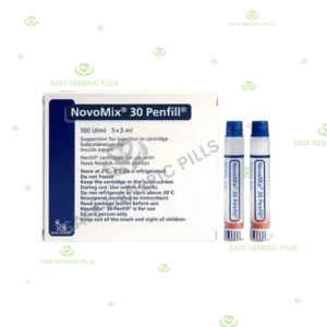 Novomix 30 100IU Penfill (3ml Each) | Insulin aspart + insulin aspart protamine