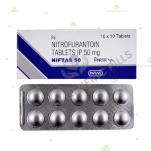 Niftas 50 Tablet | Nitrofurantoin 50mg