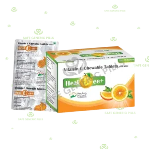 Healcee Plus Vitamin C Chewable Tablet With Zinc | Vitamin C