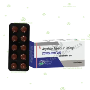 Zoviclovir 200mg Tablet
| Acyclovir 200mg