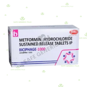 Biciphage 1000 Tablet SR | Metformin 1000mg